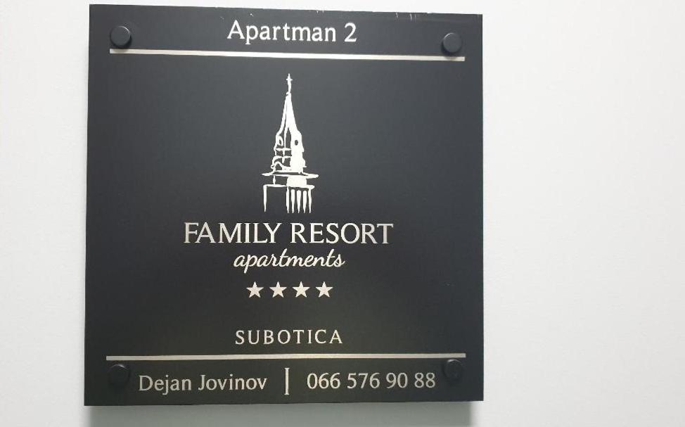 Family Resort Subotica Apartments Zewnętrze zdjęcie